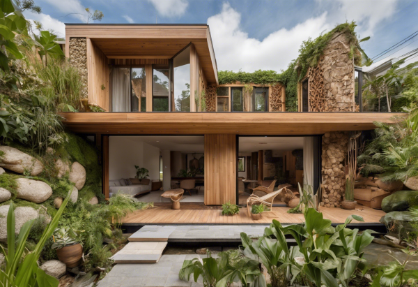 Biophilic House Exterior