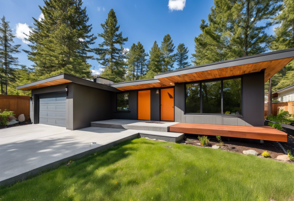 Mid-Century Modern House Exterior