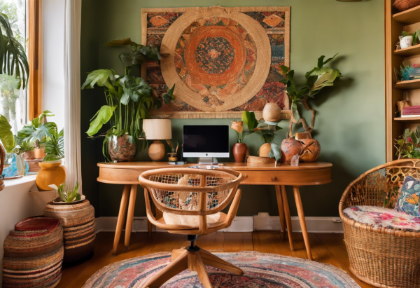 Bohemian Home Office