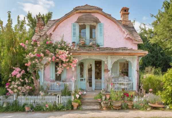 Shabby Chic House Exterior