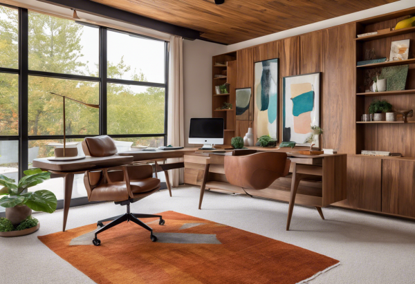 Mid-Century Modern Home Office