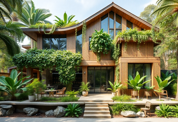 Biophilic House Exterior