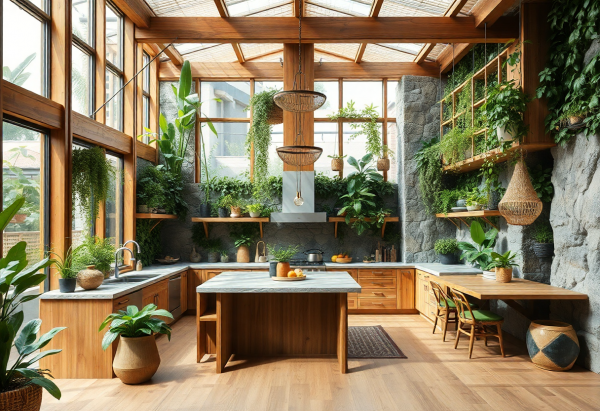 Biophilic Kitchen