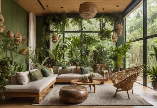 Biophilic Living Room