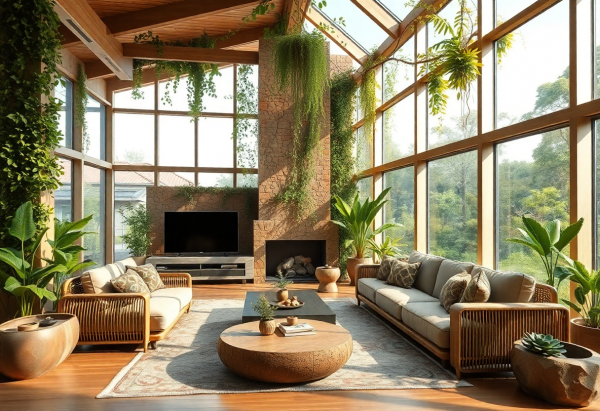 Biophilic Living Room