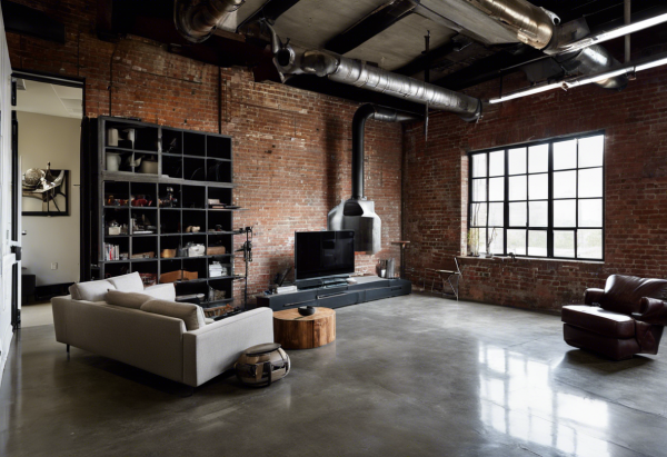 Industrial Living Room