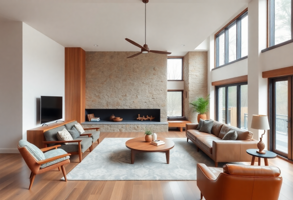 Mid-Century Modern Living Room