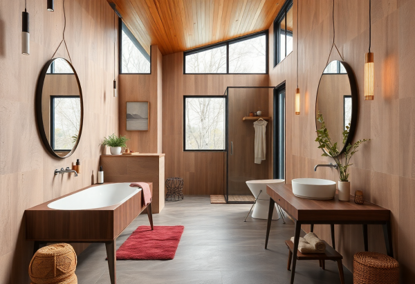 Mid-Century Modern Bathroom