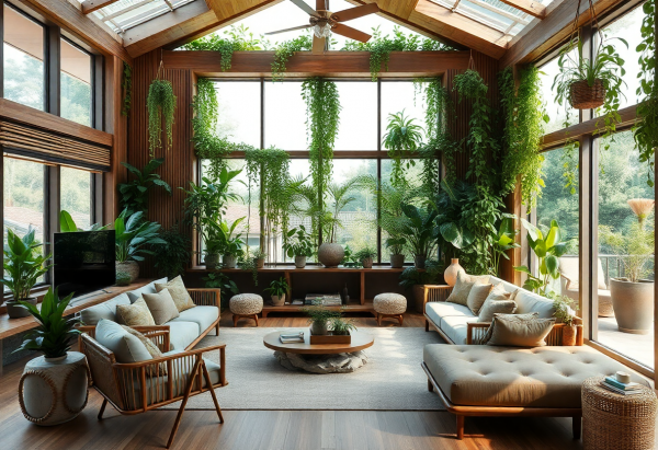 Biophilic Living Room