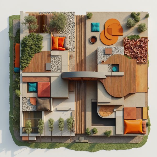 New Mid-Century Modern House Exterior