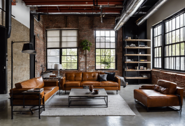 Industrial Living Room