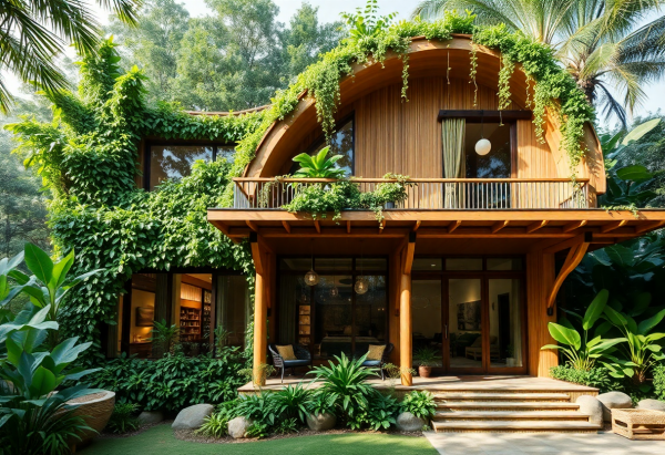 Biophilic House Exterior