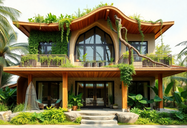 Biophilic House Exterior