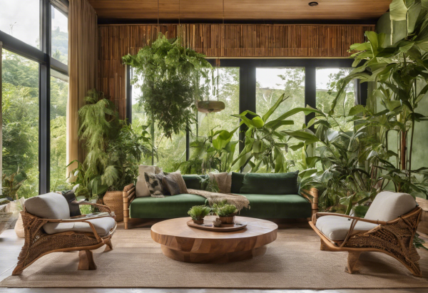 Biophilic Living Room