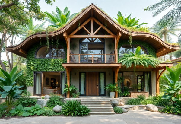 Biophilic House Exterior