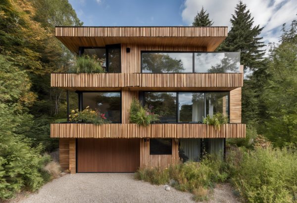 Biophilic House Exterior