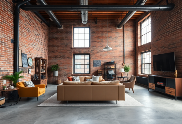 Industrial Living Room