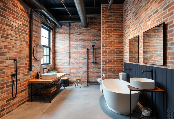 Industrial Bathroom