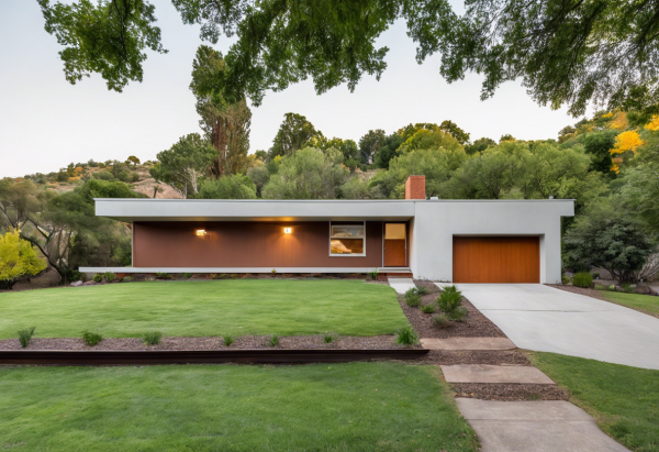 Mid-Century Modern House Exterior