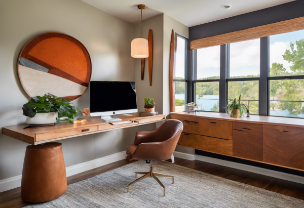 Mid-Century Modern Home Office