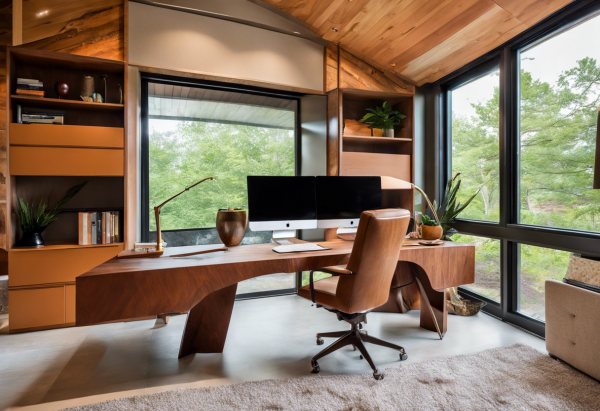 Mid-Century Modern Home Office