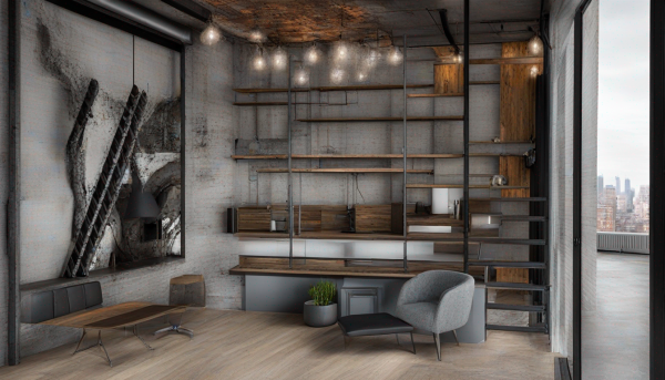 Industrial Living Room