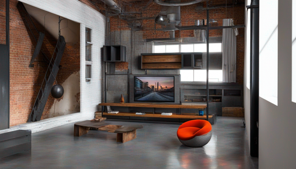 Industrial Living Room