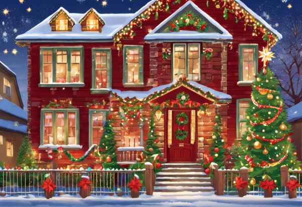 Christmas House Exterior