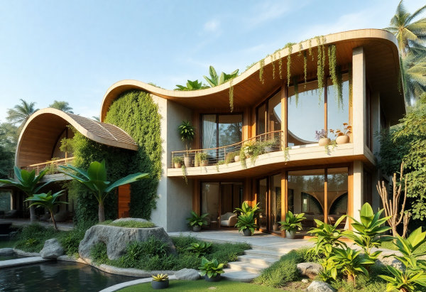 Biophilic House Exterior
