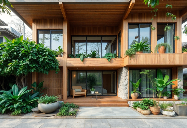 Biophilic House Exterior