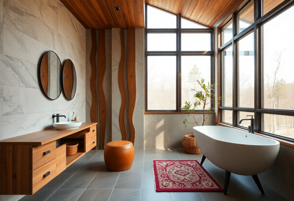 Mid-Century Modern Bathroom