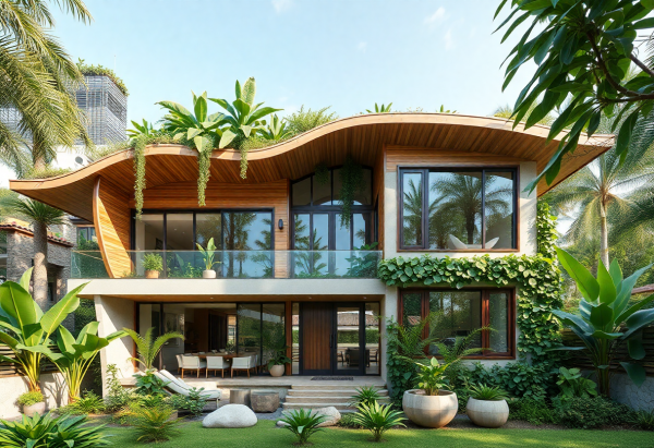 Biophilic House Exterior