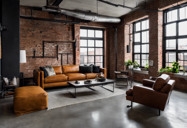 Industrial Living Room