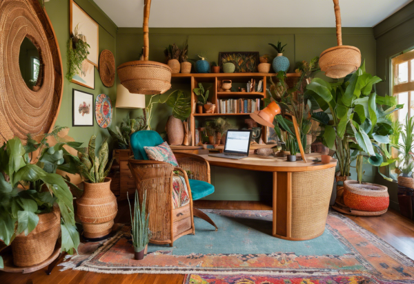 Bohemian Home Office