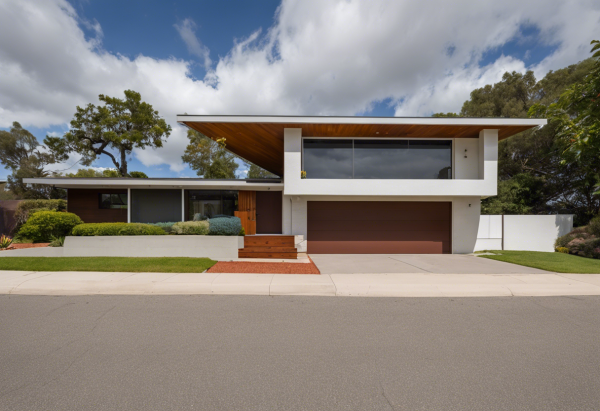 Mid-Century Modern House Exterior