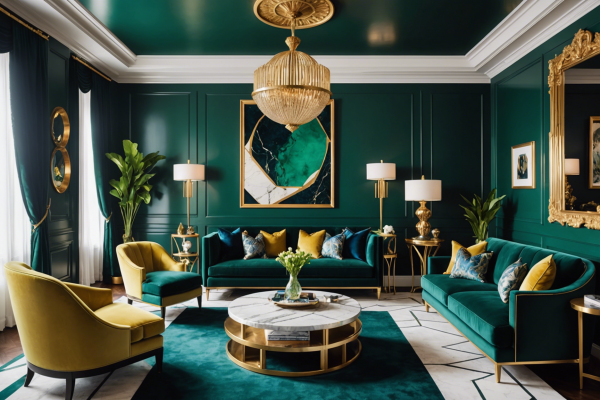 Art Deco Living Room