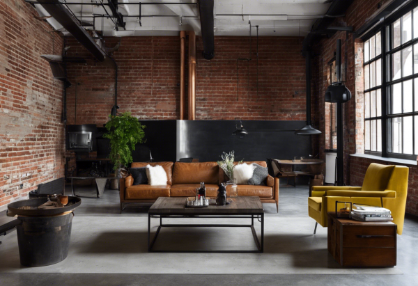 Industrial Living Room