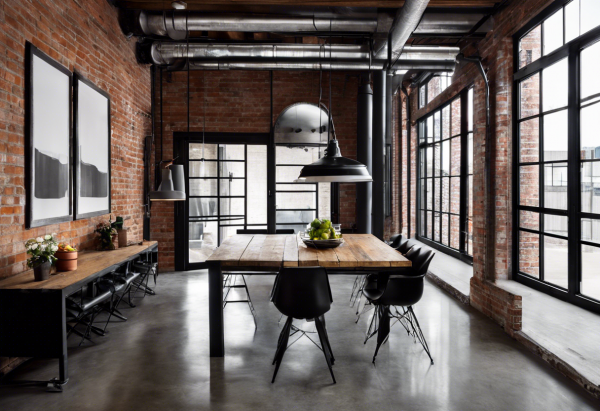 Industrial Dining Room