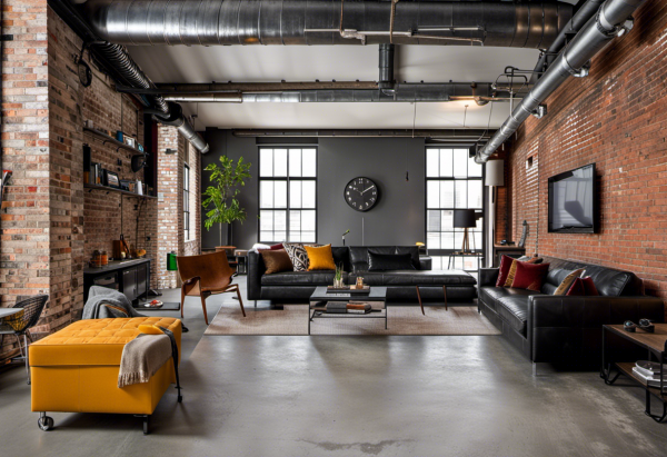 Industrial Living Room