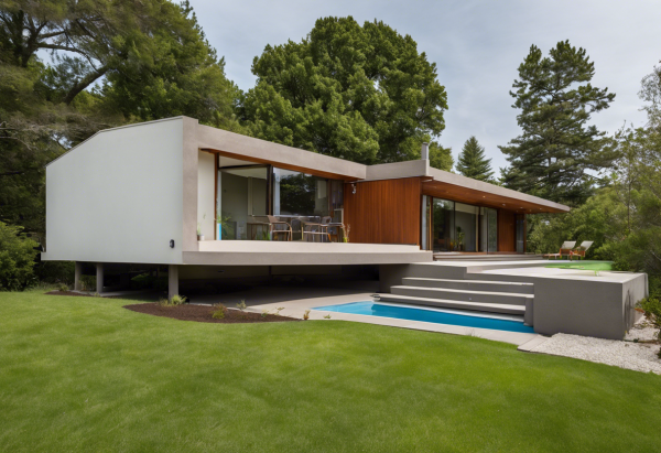 Mid-Century Modern House Exterior