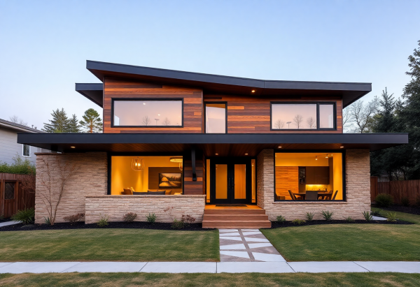 Mid-Century Modern House Exterior