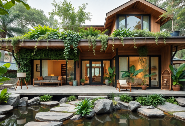 Biophilic House Exterior