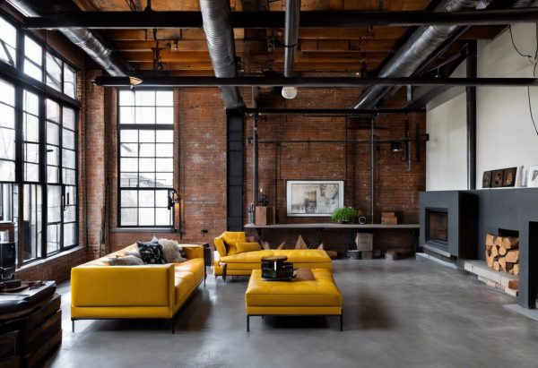 Industrial Living Room