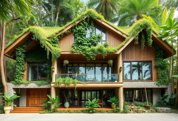 Biophilic House Exterior