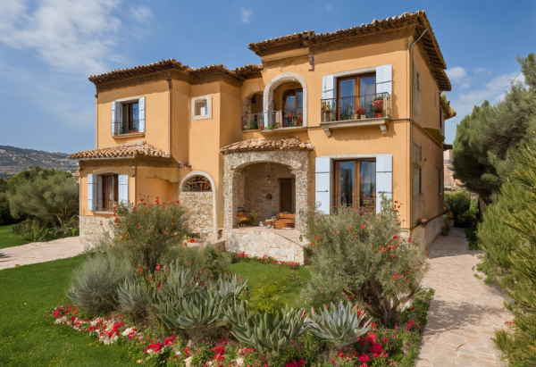 Mediterranean House Exterior