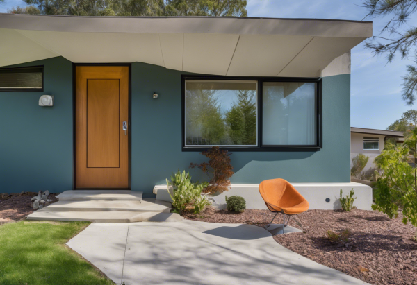 Mid-Century Modern House Exterior