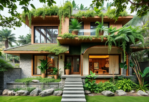 Biophilic House Exterior