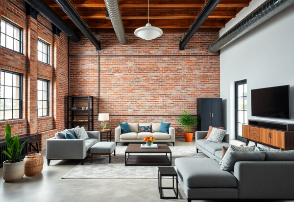 Industrial Living Room