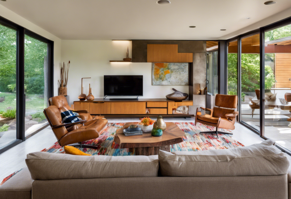 Mid-Century Modern Living Room