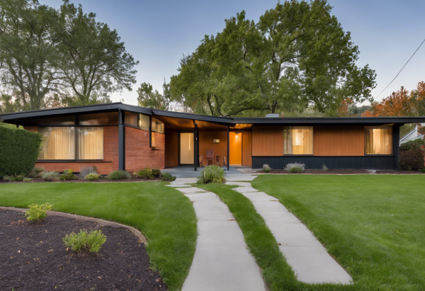 Mid-Century Modern House Exterior